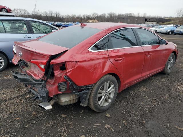 5NPE24AF0HH550579 - 2017 HYUNDAI SONATA SE RED photo 3