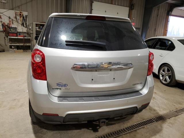 2GNFLCEK9C6124381 - 2012 CHEVROLET EQUINOX LS SILVER photo 6