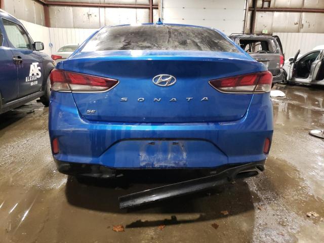 5NPE24AF7JH717493 - 2018 HYUNDAI SONATA SE BLUE photo 6