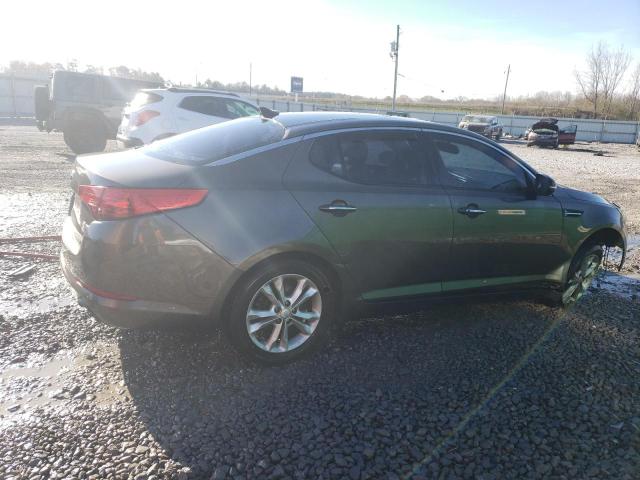 5XXGN4A75DG134381 - 2013 KIA OPTIMA EX GRAY photo 3