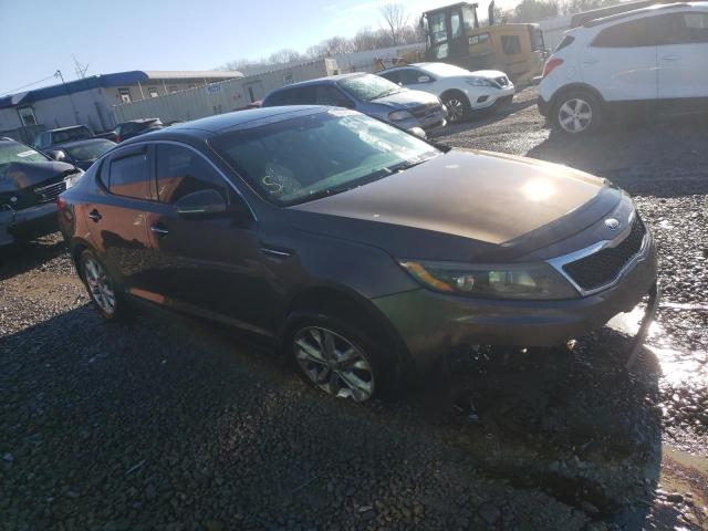 5XXGN4A75DG134381 - 2013 KIA OPTIMA EX GRAY photo 4