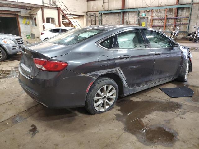 1C3CCCCG5FN513579 - 2015 CHRYSLER 200 C GRAY photo 3