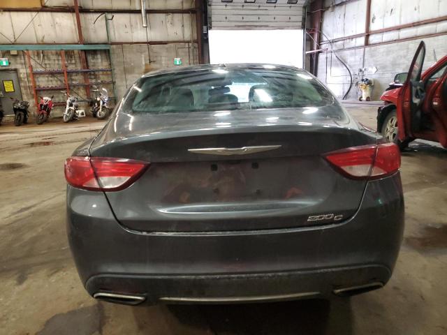 1C3CCCCG5FN513579 - 2015 CHRYSLER 200 C GRAY photo 6