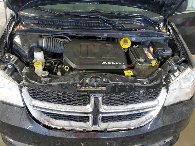 2C4RDGCG6JR283105 - 2018 DODGE GRAND CARA SXT BLACK photo 12