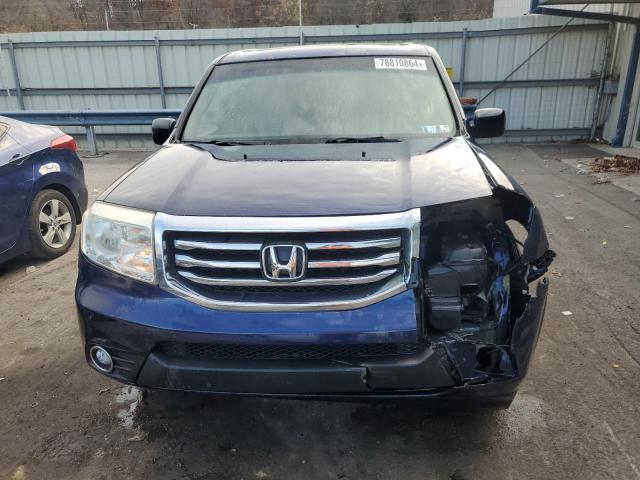 5FNYF4H55DB045774 - 2013 HONDA PILOT EXL BLUE photo 5