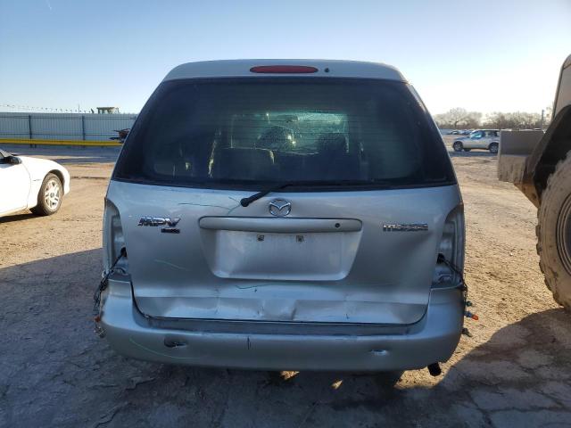 JM3LW28A520316105 - 2002 MAZDA MPV WAGON GRAY photo 6