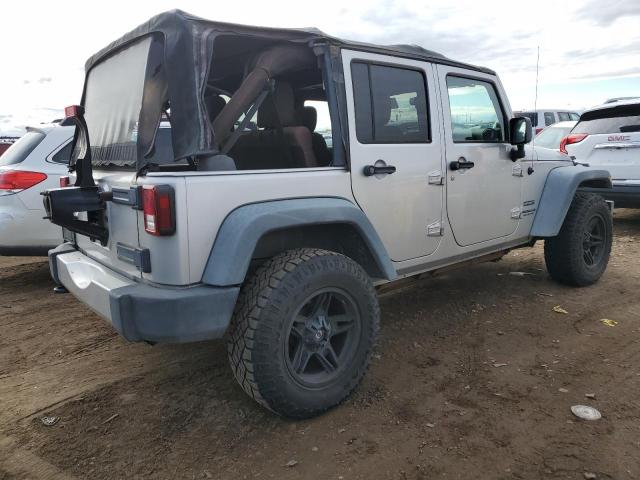 1J4BA3H16BL617158 - 2011 JEEP WRANGLER U SPORT SILVER photo 3