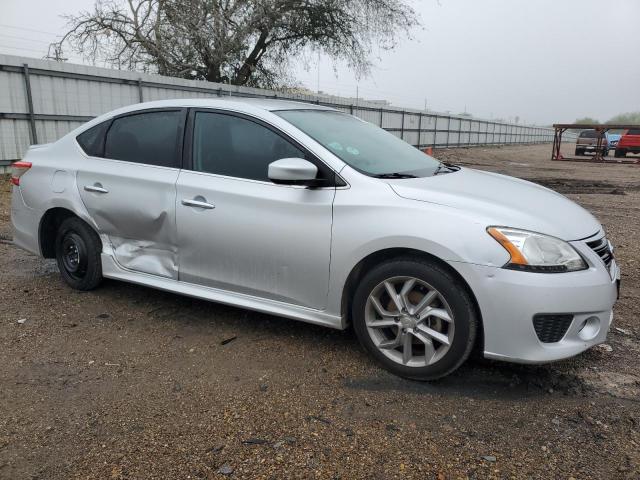 3N1AB7AP2DL667263 - 2013 NISSAN SENTRA S SILVER photo 4