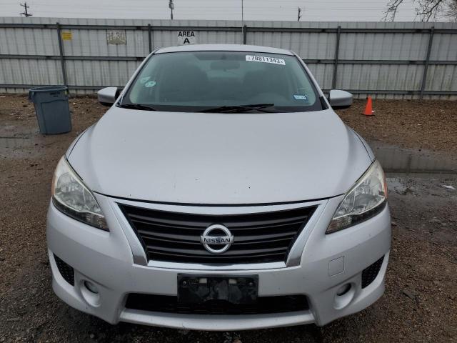 3N1AB7AP2DL667263 - 2013 NISSAN SENTRA S SILVER photo 5