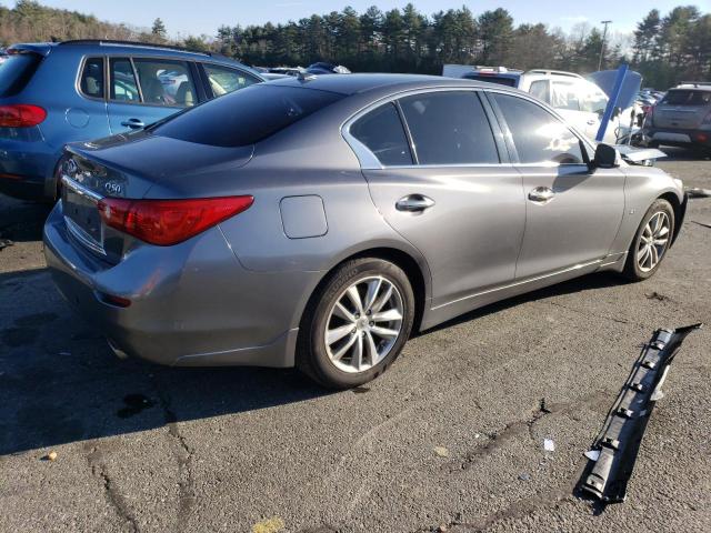 JN1BV7AR4EM688524 - 2014 INFINITI Q50 BASE GRAY photo 3