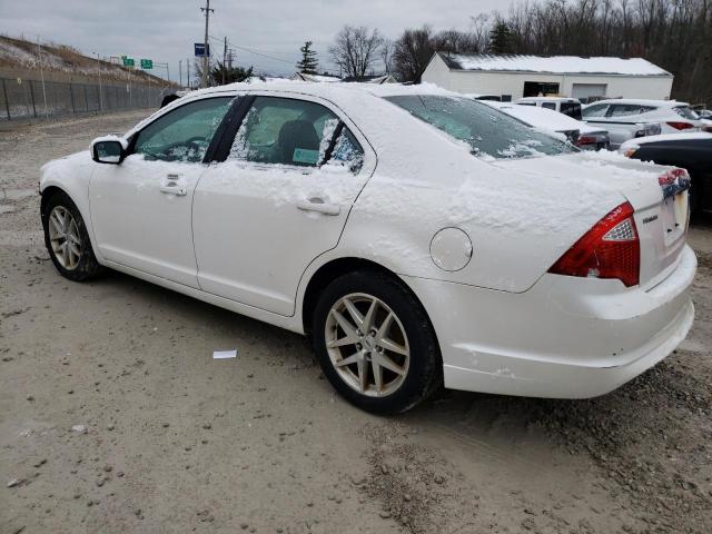 3FAHP0JA7BR130579 - 2011 FORD FUSION SEL WHITE photo 2