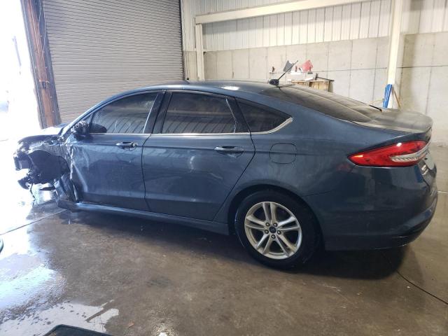 3FA6P0H77JR212537 - 2018 FORD FUSION SE BLUE photo 2