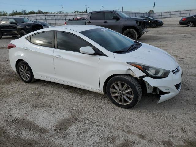 5NPDH4AE0EH482488 - 2014 HYUNDAI ELANTRA SE WHITE photo 4