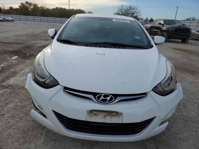 5NPDH4AE0EH482488 - 2014 HYUNDAI ELANTRA SE WHITE photo 5