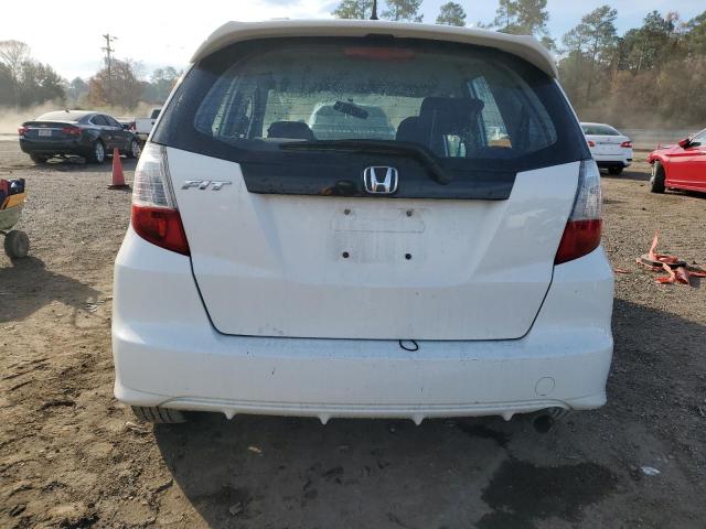 JHMGE88489S054183 - 2009 HONDA FIT SPORT WHITE photo 6