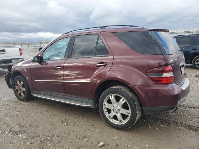 4JGBB86E07A237141 - 2007 MERCEDES-BENZ ML 350 BURGUNDY photo 2