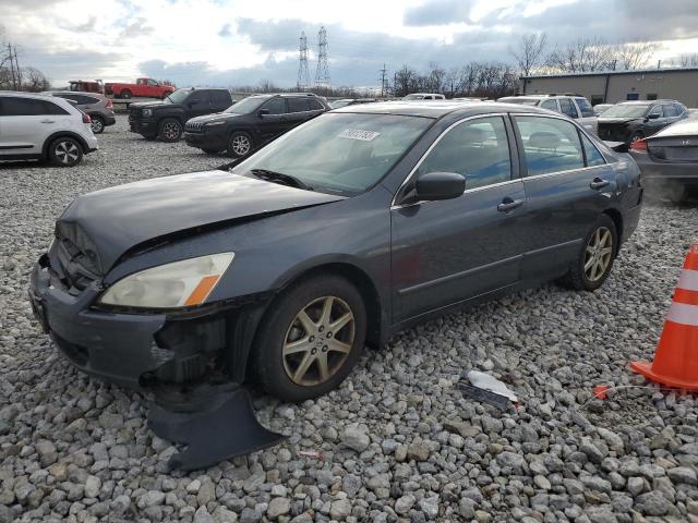 1HGCM66554A086575 - 2004 HONDA ACCORD EX GRAY photo 1