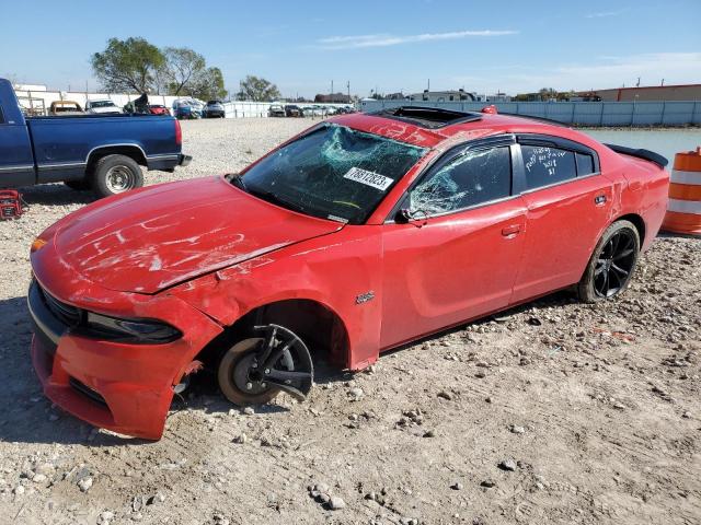 2C3CDXCT3FH730445 - 2015 DODGE CHARGER R/T RED photo 1