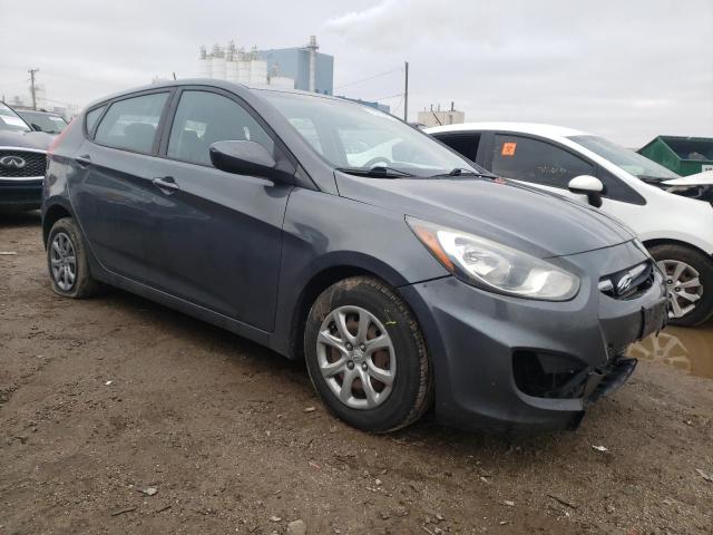 KMHCT5AE6CU016174 - 2012 HYUNDAI ACCENT GLS GRAY photo 4