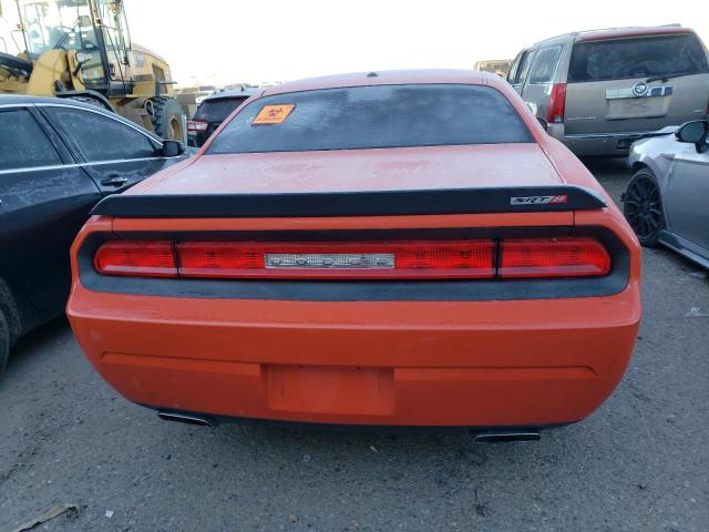 2B3LJ74W78H291249 - 2008 DODGE CHALLENGER SRT-8 ORANGE photo 6