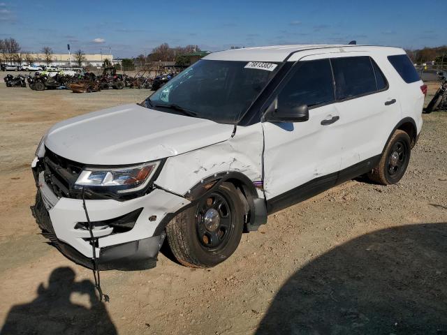 1FM5K8AR7JGC55972 - 2018 FORD EXPLORER POLICE INTERCEPTOR WHITE photo 1