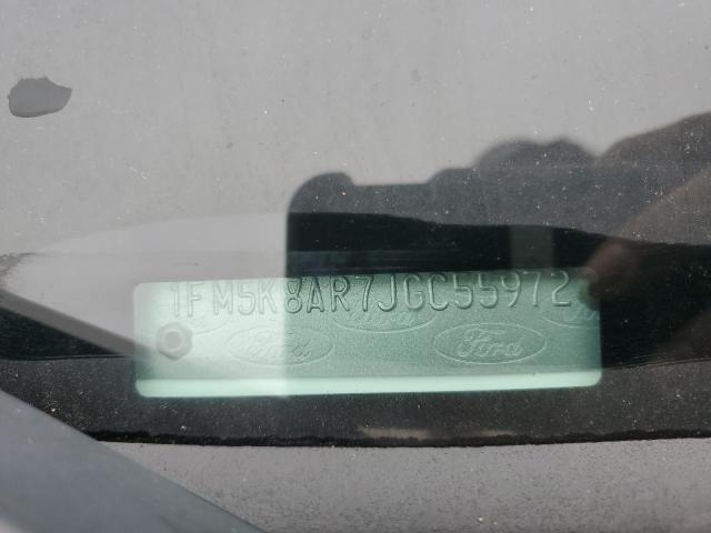 1FM5K8AR7JGC55972 - 2018 FORD EXPLORER POLICE INTERCEPTOR Weiß Foto 13