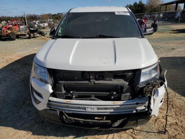 1FM5K8AR7JGC55972 - 2018 FORD EXPLORER POLICE INTERCEPTOR WHITE photo 5