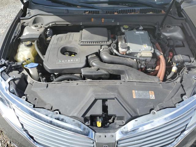 3LN6L2LU6FR622151 - 2015 LINCOLN MKZ HYBRID CHARCOAL photo 11