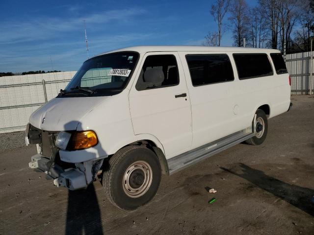 2B5WB35YXWK133885 - 1998 DODGE RAM WAGON B3500 WHITE photo 1