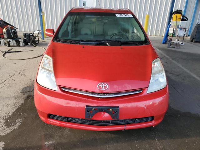 JTDKB20U777621285 - 2007 TOYOTA PRIUS RED photo 5