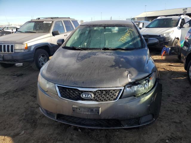 KNAFU4A21C5585777 - 2012 KIA FORTE EX GRAY photo 5