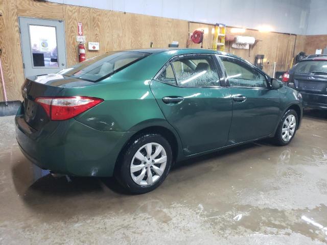 2T1BURHE8GC706652 - 2016 TOYOTA COROLLA L GREEN photo 3