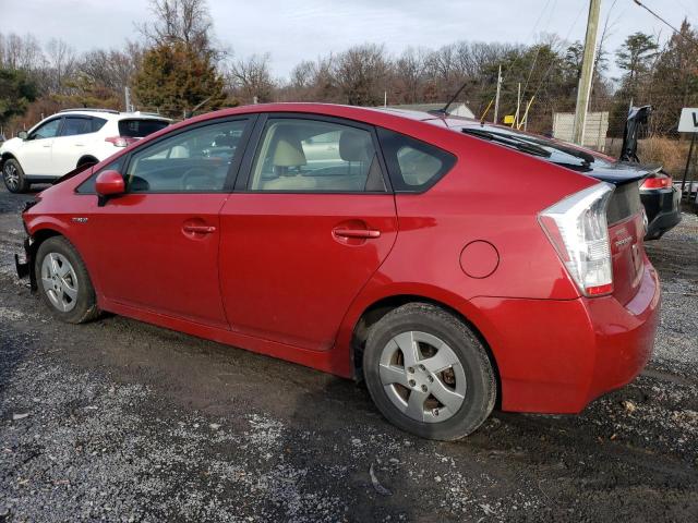 JTDKN3DU3A1123232 - 2010 TOYOTA PRIUS RED photo 2