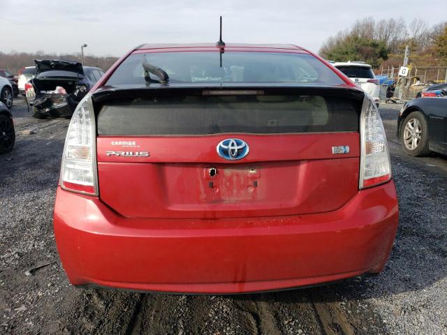 JTDKN3DU3A1123232 - 2010 TOYOTA PRIUS RED photo 6