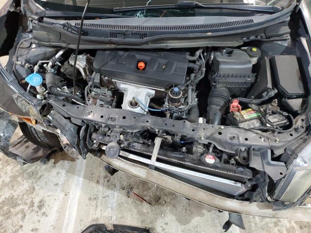 2HGFG3B55CH536962 - 2012 HONDA CIVIC LX SILVER photo 11