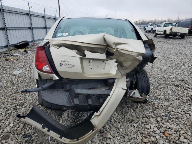 1G8AL52F65Z112163 - 2005 SATURN ION LEVEL 3 GOLD photo 6