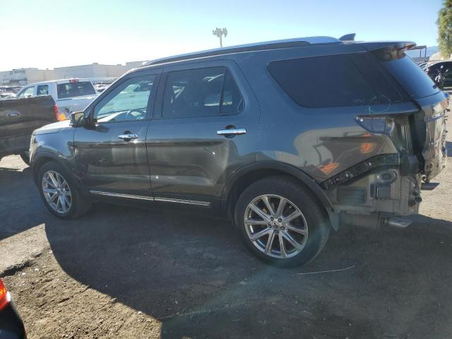 1FM5K8F84GGC54593 - 2016 FORD EXPLORER LIMITED GRAY photo 2