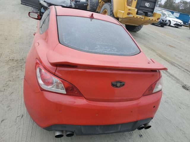 KMHHU6KH6AU019204 - 2010 HYUNDAI GENESIS CO 3.8L RED photo 6