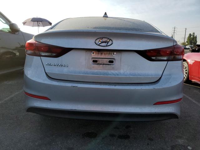 KMHD84LF9HU203597 - 2017 HYUNDAI ELANTRA SE SILVER photo 6