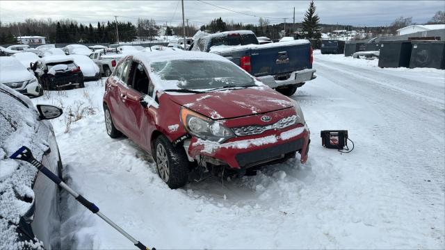 KNADM5A39D6874259 - 2013 KIA RIO LX RED photo 4