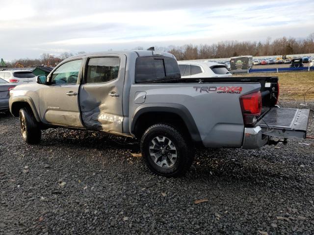 5TFCZ5AN7KX205271 - 2019 TOYOTA TACOMA DOUBLE CAB SILVER photo 2