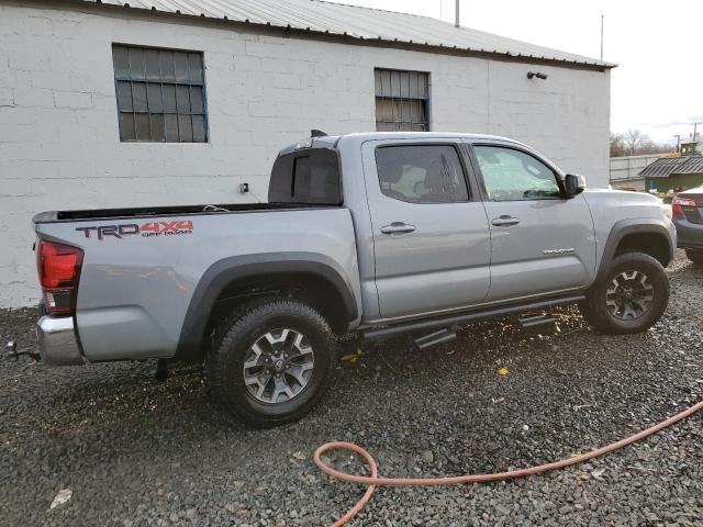 5TFCZ5AN7KX205271 - 2019 TOYOTA TACOMA DOUBLE CAB SILVER photo 3