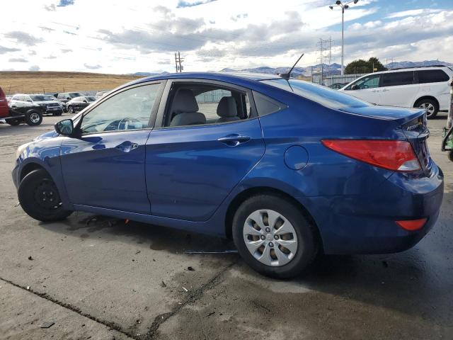 KMHCT4AE2FU817960 - 2015 HYUNDAI ACCENT GLS BLUE photo 2