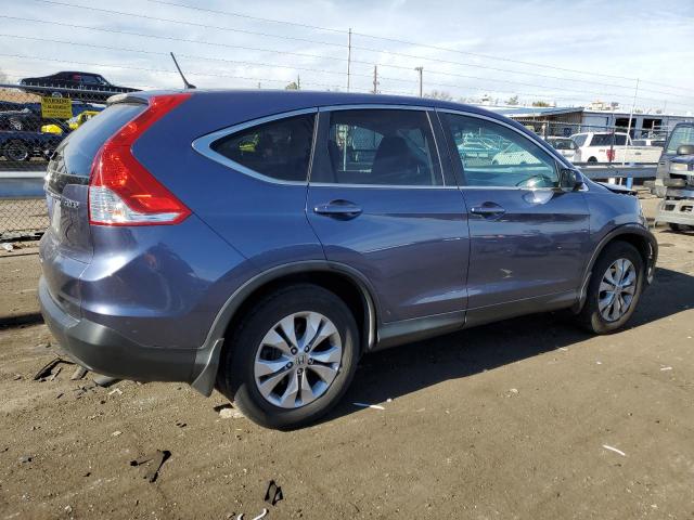 2HKRM4H54EH692213 - 2014 HONDA CR-V EX BLUE photo 3