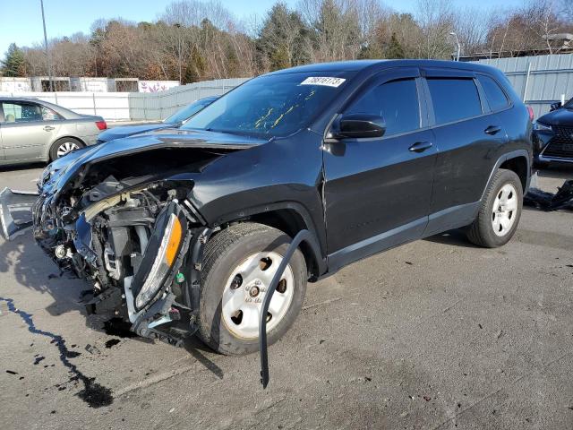 1C4PJMAB6GW234993 - 2016 JEEP CHEROKEE SPORT BLACK photo 1