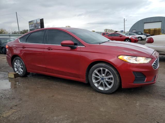 3FA6P0HD2LR168939 - 2020 FORD FUSION SE RED photo 4