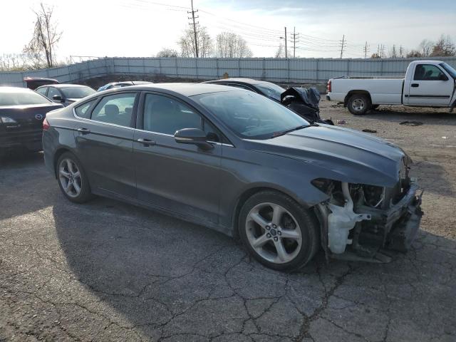 3FA6P0HD9GR186523 - 2016 FORD FUSION SE GRAY photo 4