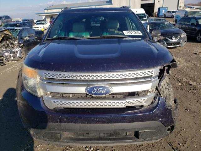 1FMHK7D86BGA35721 - 2011 FORD EXPLORER XLT BLUE photo 5