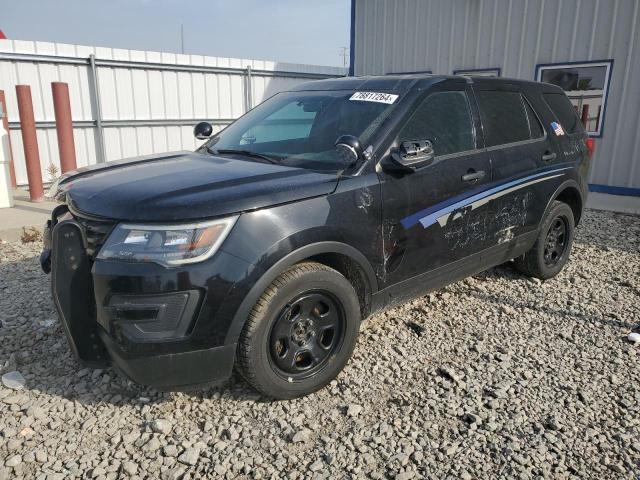 1FM5K8AR8GGA19338 - 2016 FORD EXPLORER POLICE INTERCEPTOR أسود صورة 1