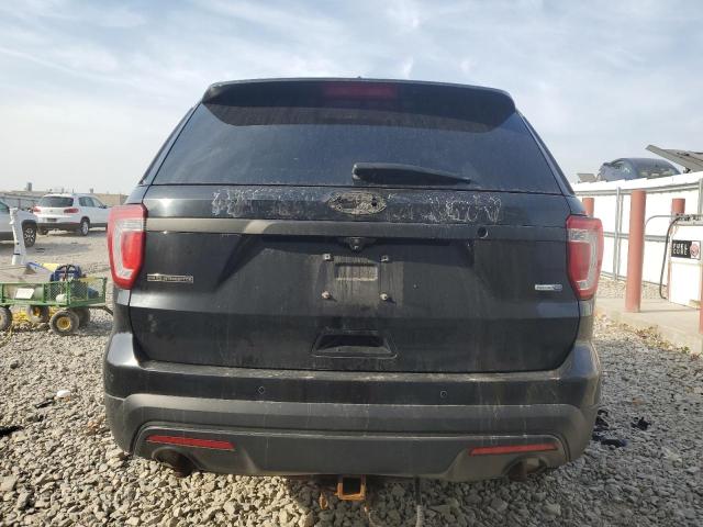 1FM5K8AR8GGA19338 - 2016 FORD EXPLORER POLICE INTERCEPTOR أسود صورة 6